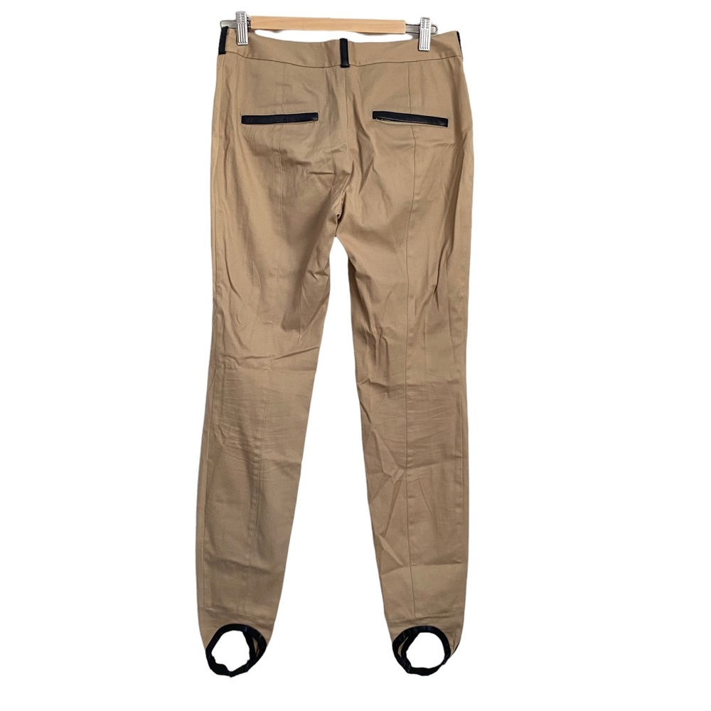 Alexander Wang Twill Skinny Stirrup Pants Leather Details - Picture 7 of 9